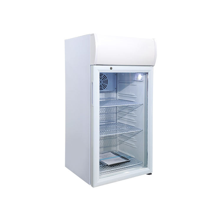 Branded livery example — 80L countertop cooler (Meisda SC80B)