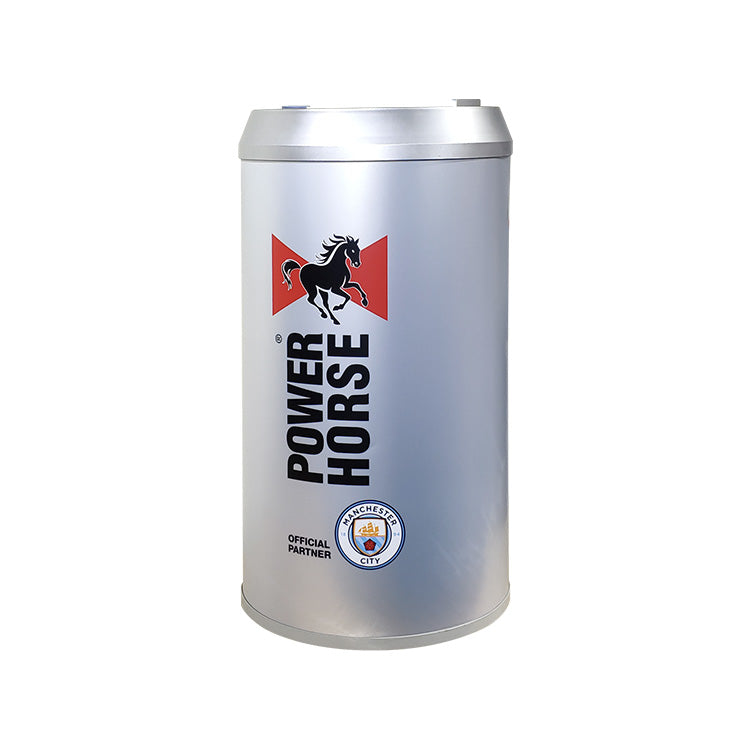 Branded livery example — 65L barrel can cooler (Meisda SC65Y)