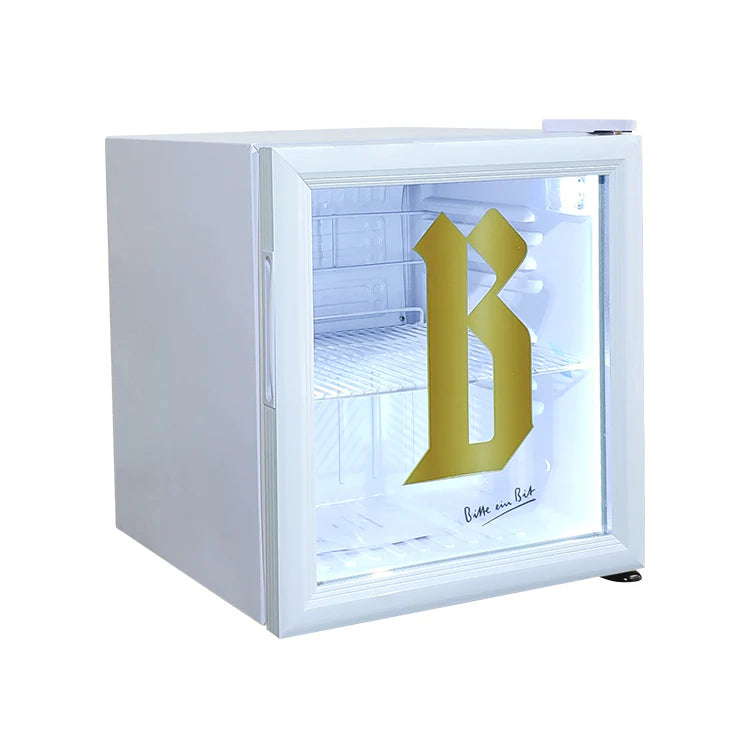 Merkkoeler voor op het aanrecht – Aanpasbare displaykoelkast (435x500x501 mm), capaciteit 52L