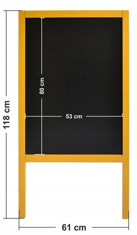 Custom Double-Sided Chalkboard – Stylish & Durable Advertising Board