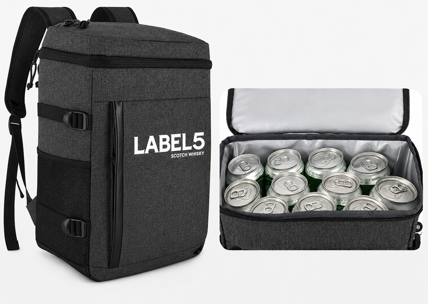 QUOTE: Label 5 Waterproof Cooler Bag Soft Insulated Leakproof Backpack 25L