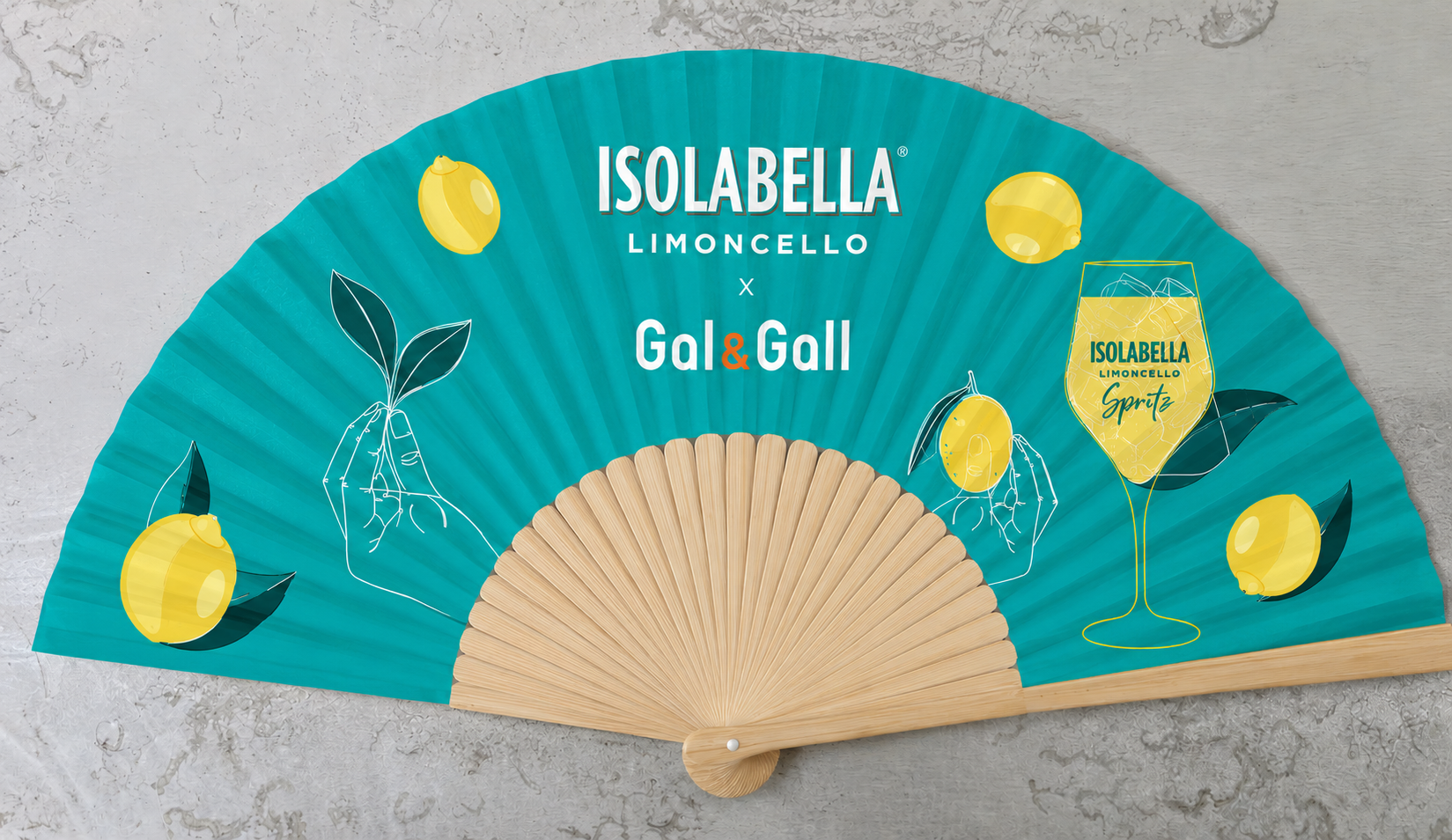 QUOTE: Isolabella Hand Fan 21*38cm