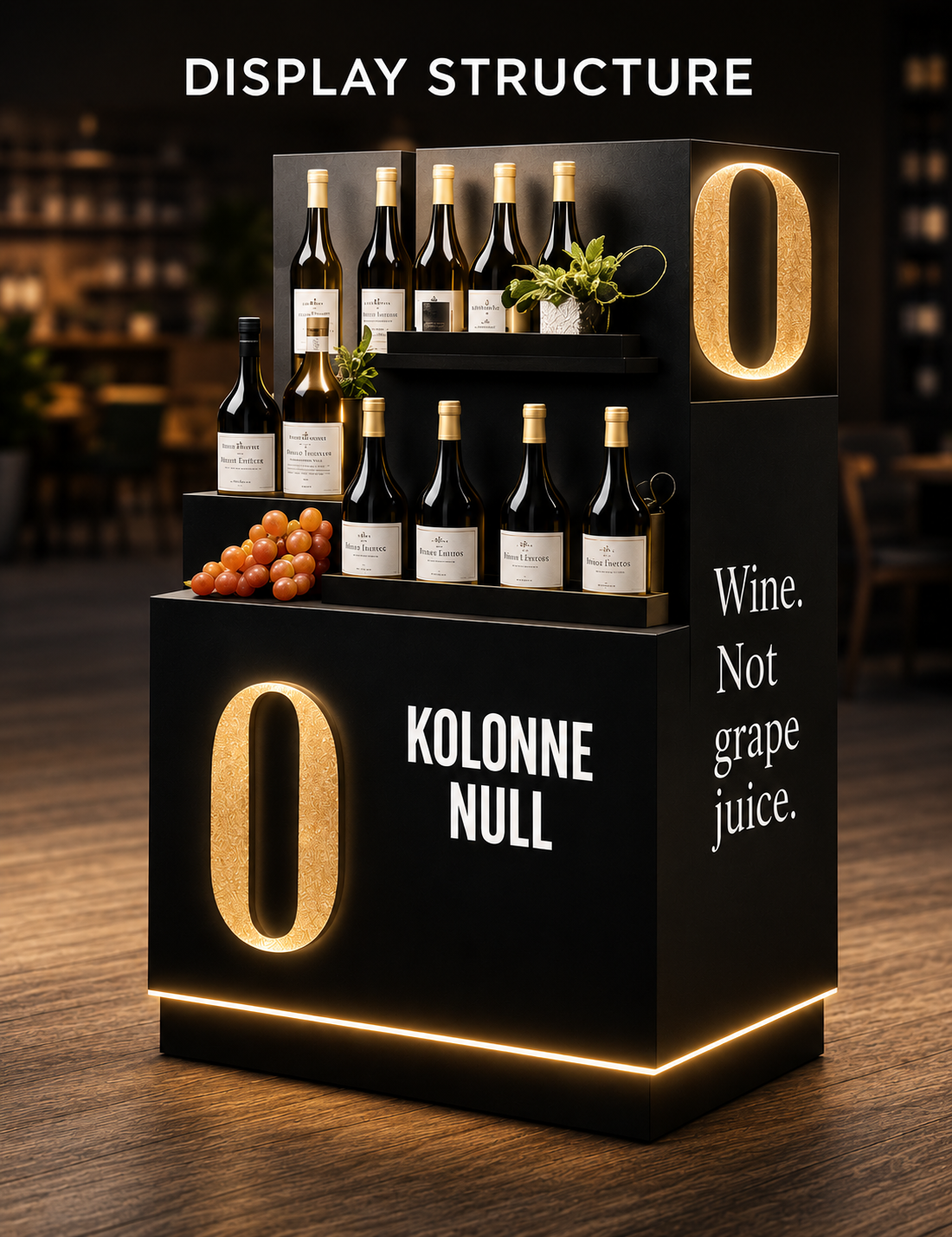 QUOTE: Delta Wines Metal Display
