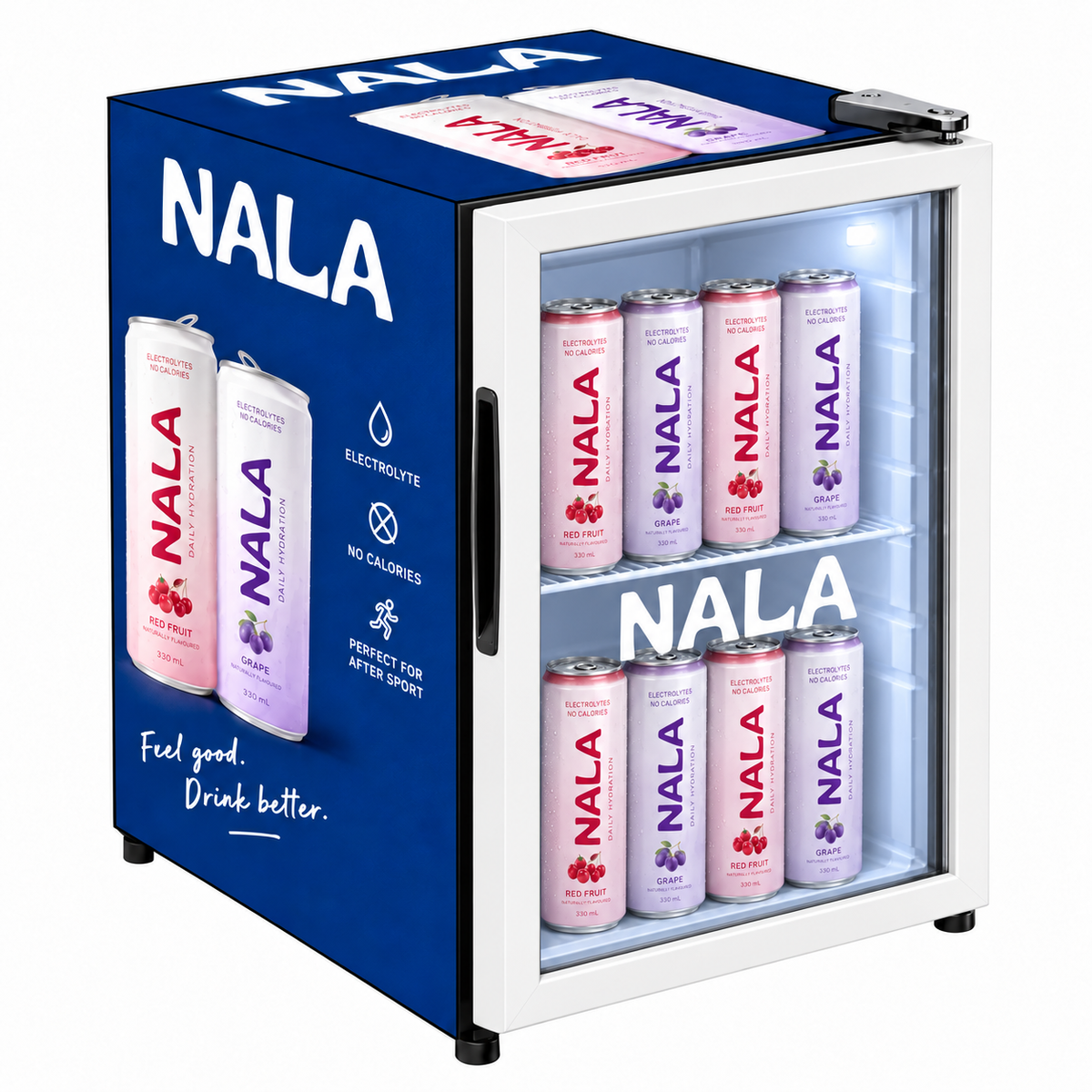 Bedrukte displaykoelkast 21L (330 x 410 x 472 mm)