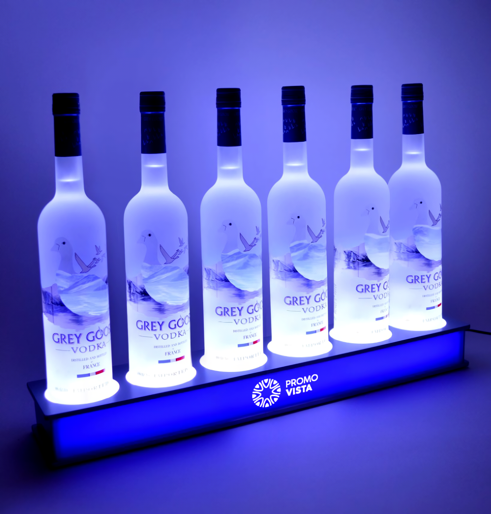 Aangepaste LED-glorifier-display voor flessen – Premium barvitrine