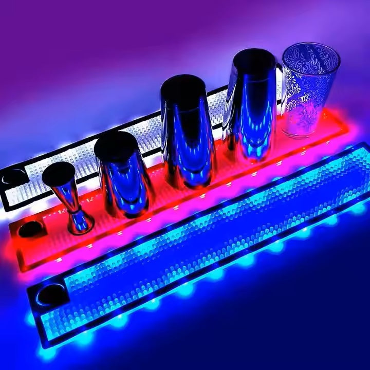 Custom LED Bar Mat – Personalized Branding With Logo & Illumination