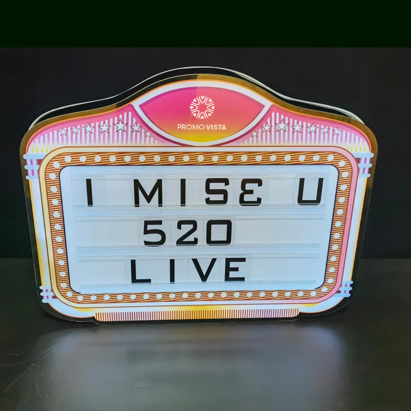 Custom LED Neon Sign – Rechargeable Light-Up Display
