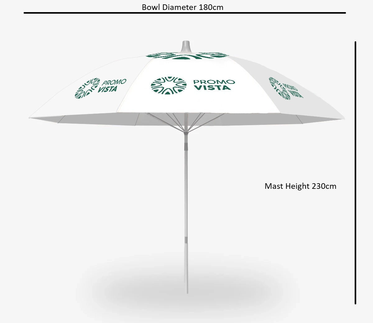 Custom Beach Parasol Without Frills – Durable & Stylish