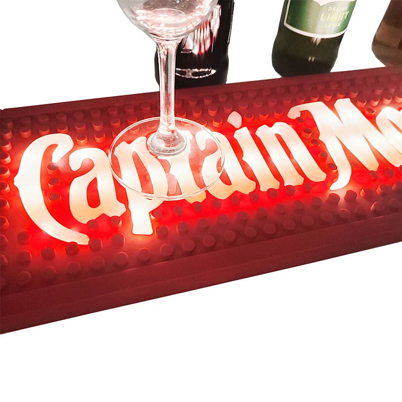 Custom LED Bar Mat – Personalized Branding With Logo & Illumination