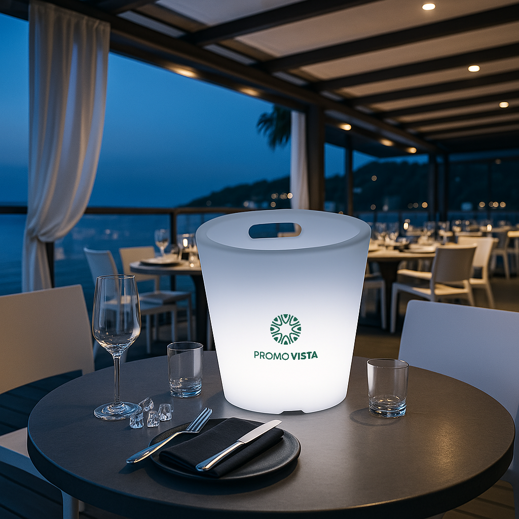 Aanpasbare LED-ijsemmer – Stijlvol en functioneel voor elk evenement