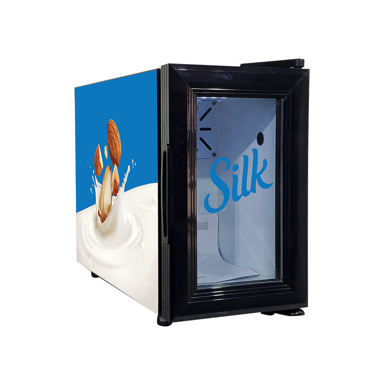 Branded livery example — 8L mini display cooler (Meisda SC08)