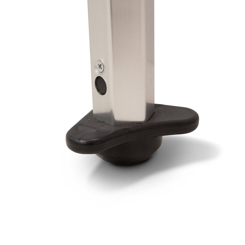 Round glide foot on the aluminium event tent leg