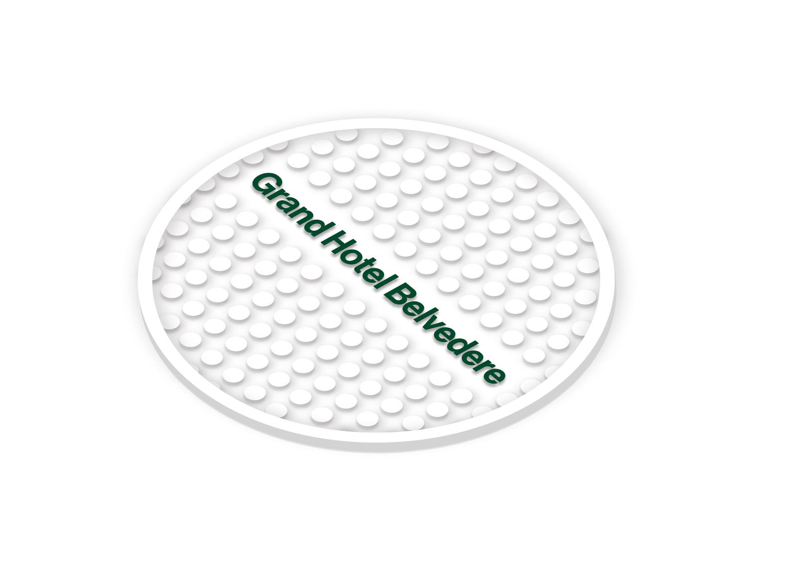 QUOTE: Grand Hotel Belvedere, Beaumier: Custom Coasters 94mm Diameter - 200pcs