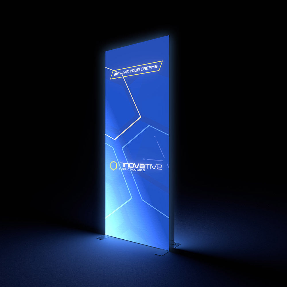Custom Printed Brightbox Pro Flex Wall 100 x 250 cm Double-sided
