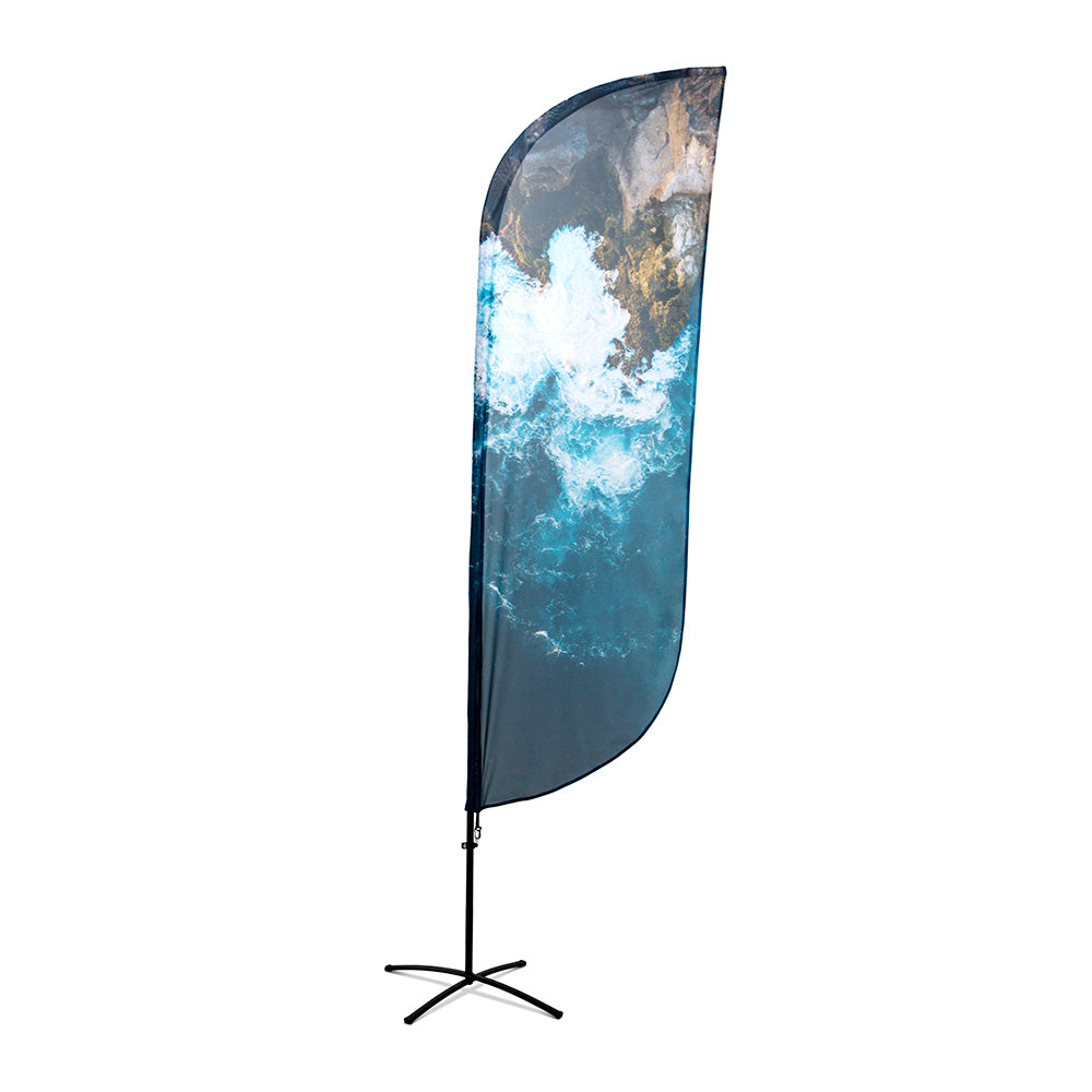 Custom Printed Beach Flag Alu Wind 310 cm Total Height — view 3