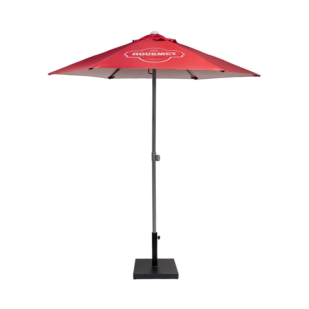 Custom Printed Square Hospitality Parasol 2 × 2 m with Base — image 2