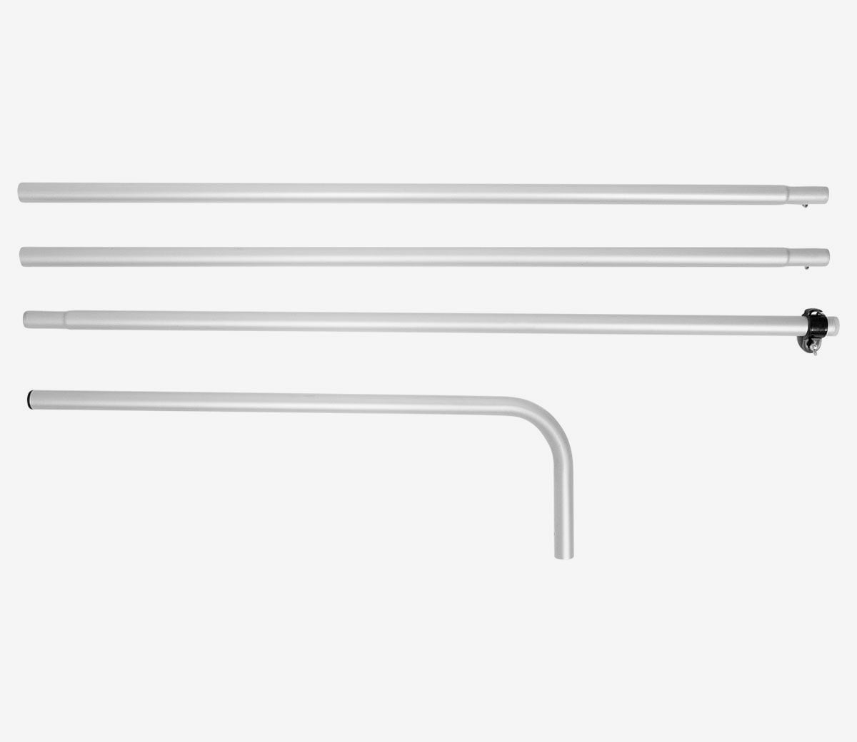Quick assembly detail for Double-Sided Custom Rectangular Beach Flag
