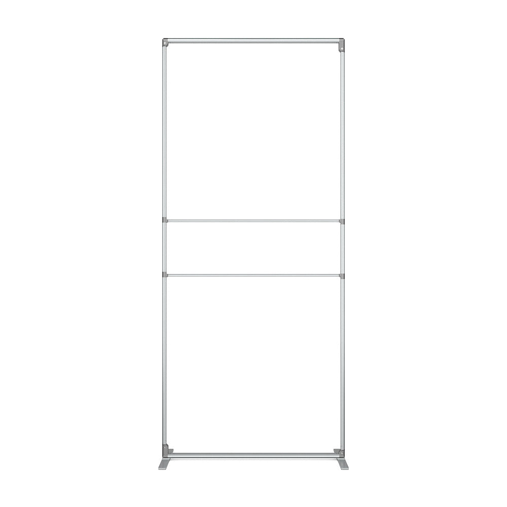Custom Printed FlexFrame Wall Set 100 x 230 cm Silver (incl. Extension Set 30 cm) — view 4