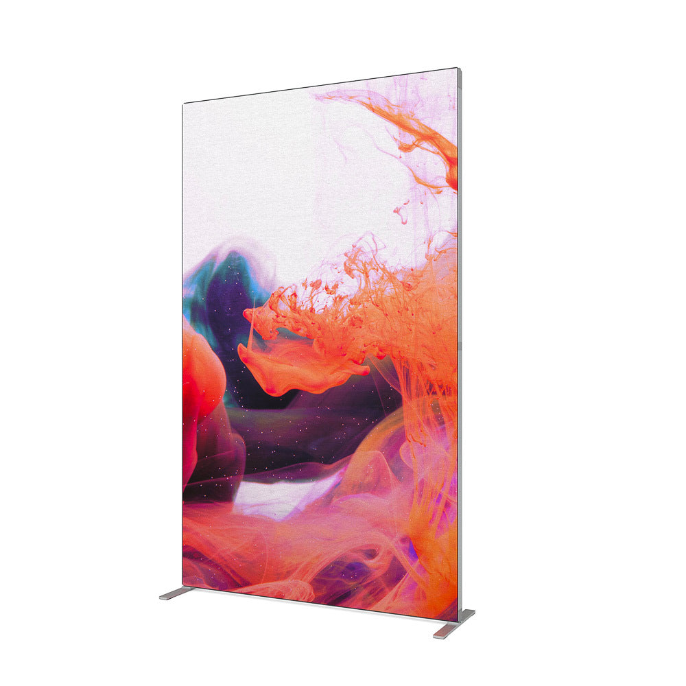 Custom Printed FlexFrame Wall Set 120 x 200 cm Silver