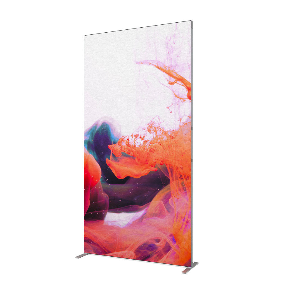 Custom Printed FlexFrame Wall Set 120 x 230 cm Silver (incl. Extension Set 30 cm)