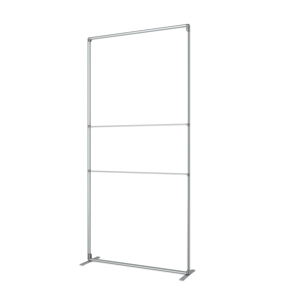 Custom Printed FlexFrame Wall Set 120 x 250 cm Silver (incl. Extension Set 50 cm) — view 3