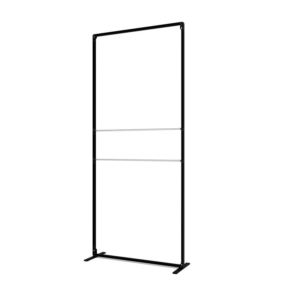 Custom Printed FlexFrame Wall Set 100 x 230 cm Black (incl. Extension Set 30 cm) — view 3