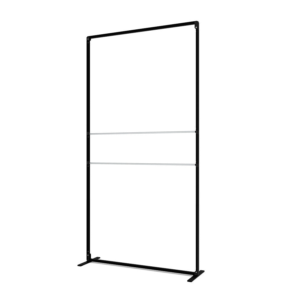 Custom Printed FlexFrame Wall Set 120 x 230 cm Black (incl. Extension Set 30 cm) — view 3