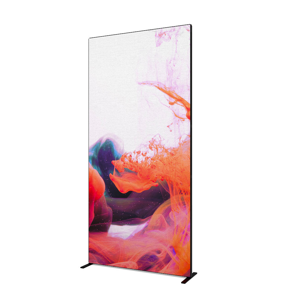 Custom Printed FlexFrame Wall Set 120 x 250 cm Black (incl. Extension Set 50 cm)