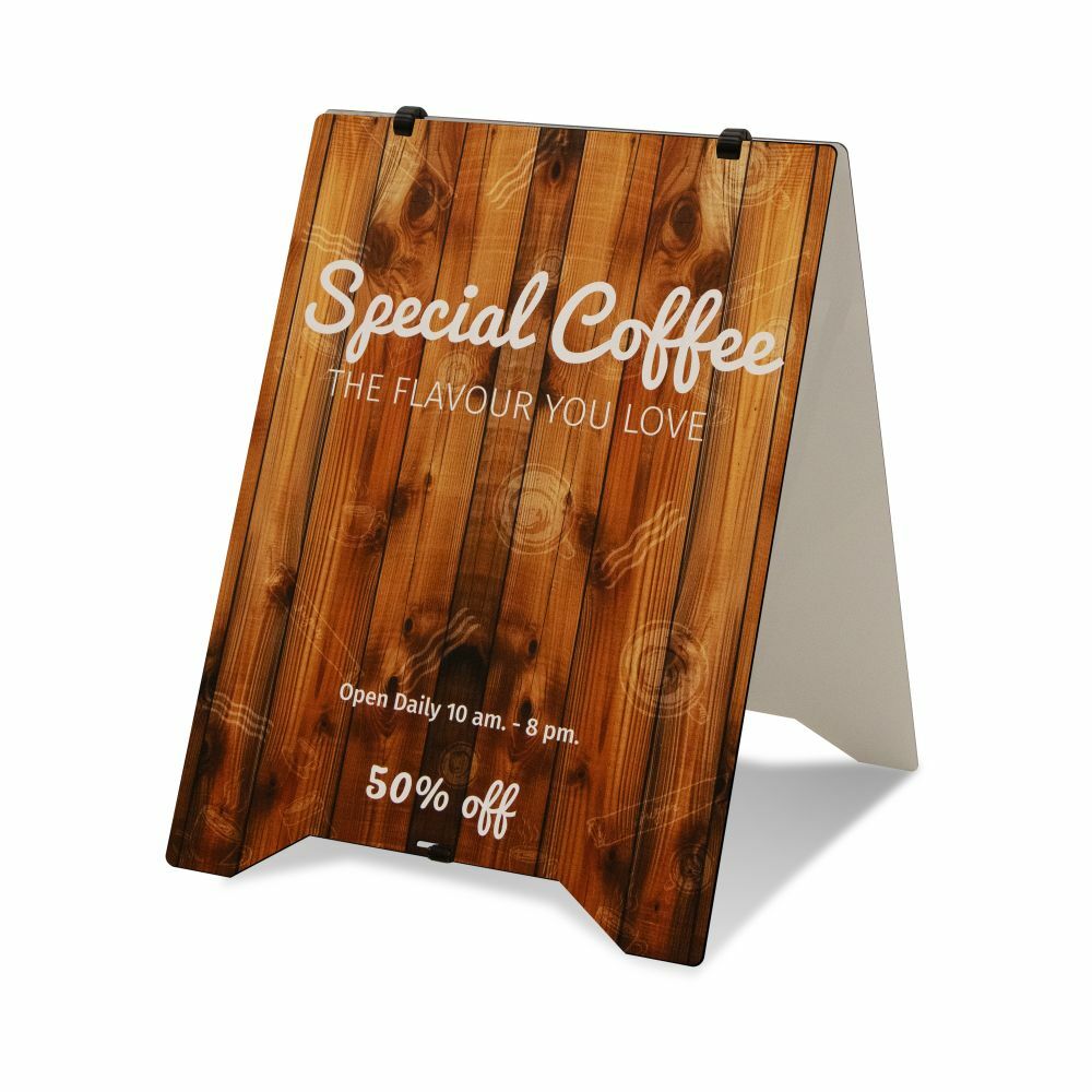Grab & Grip Pavement Sign with White Panels — view 11