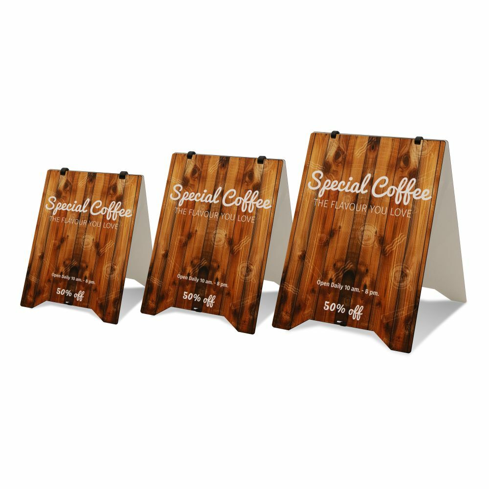 Grab & Grip Pavement Sign with White Panels — view 13