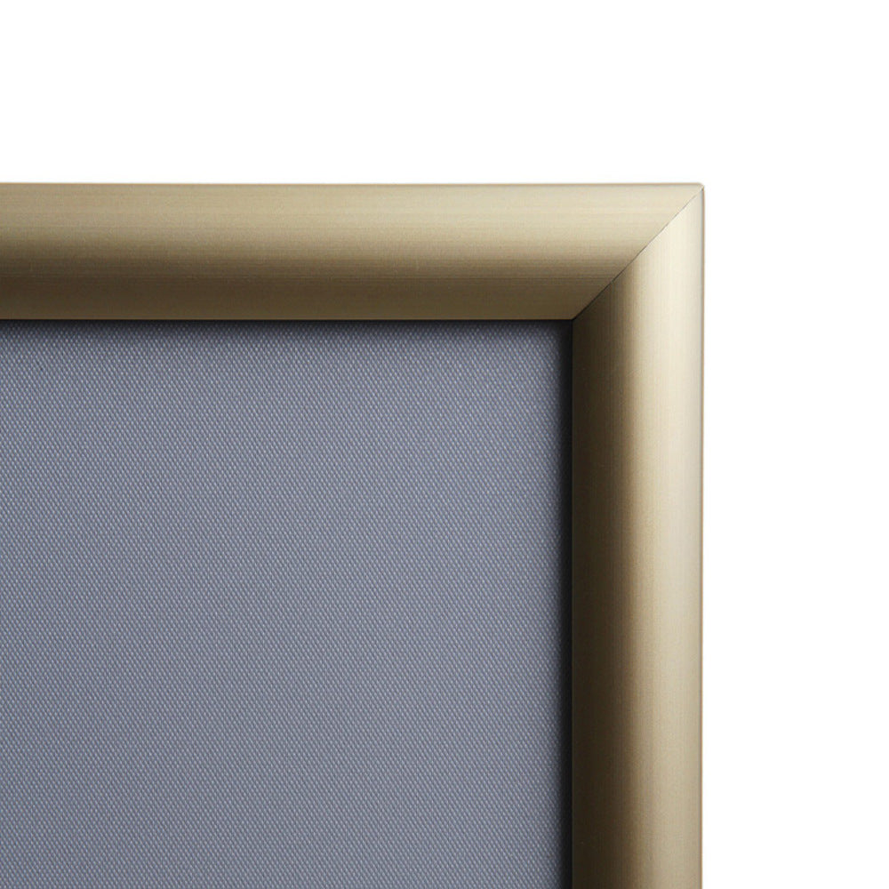 Custom Printed 25 mm Snap Frame Mitred Corners A1 Gold — view 2