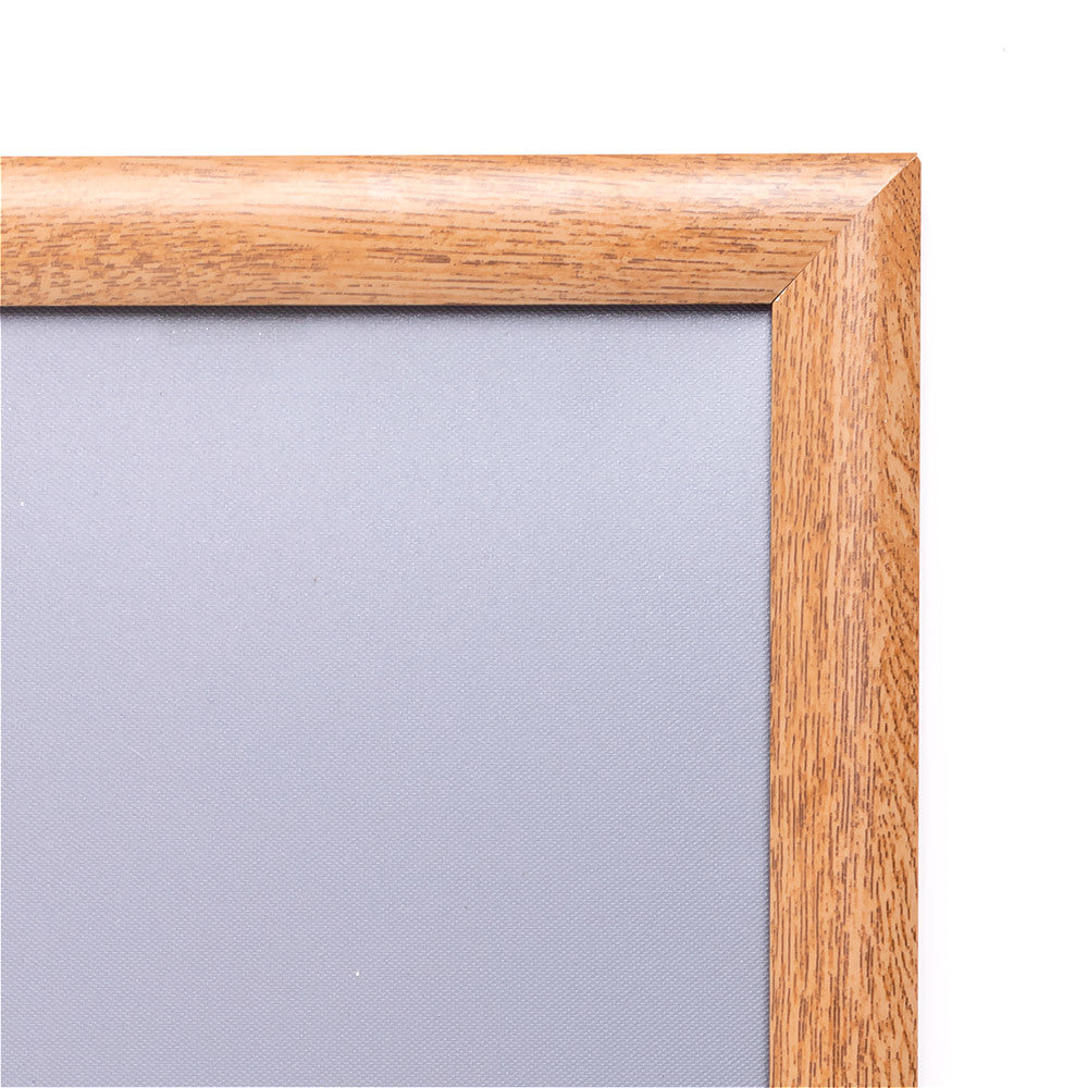 Custom Printed 25 mm Snap Frame Mitred Corners A2 Wood — view 2