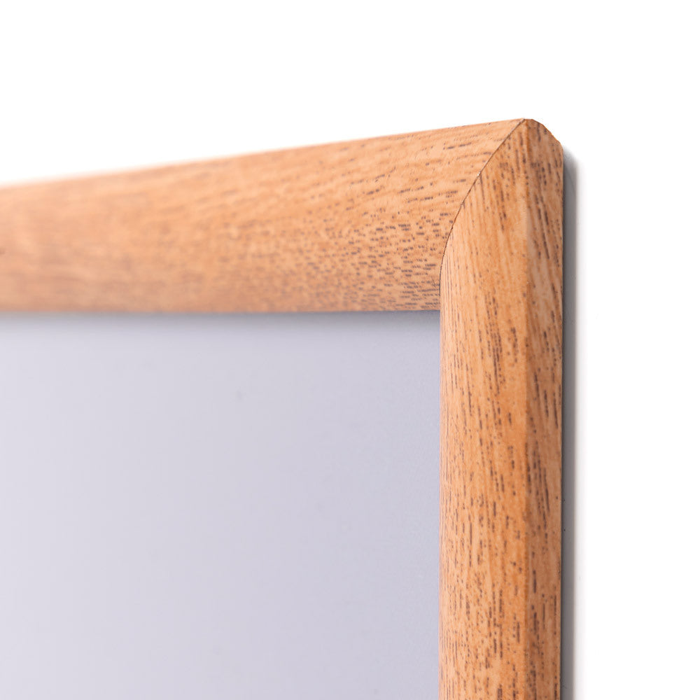 Custom Printed 25 mm Snap Frame Mitred Corners A4 Wood — view 3
