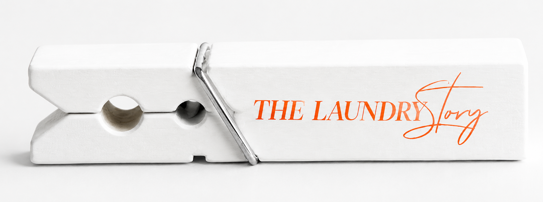 QUOTE: The Laundry Story Clothespin 2 Sides Print