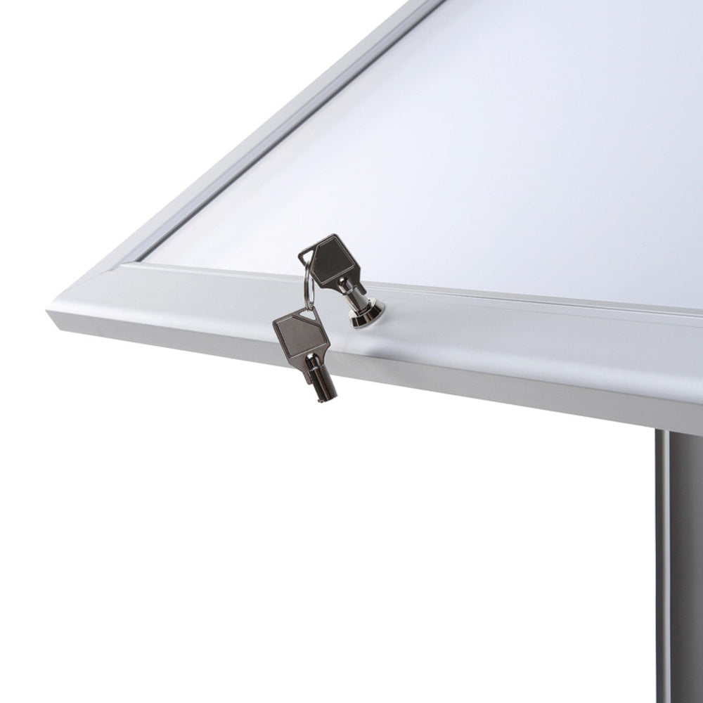 Custom Printed Lockable Menu Stand Non-Illuminated 2x A4 — view 6