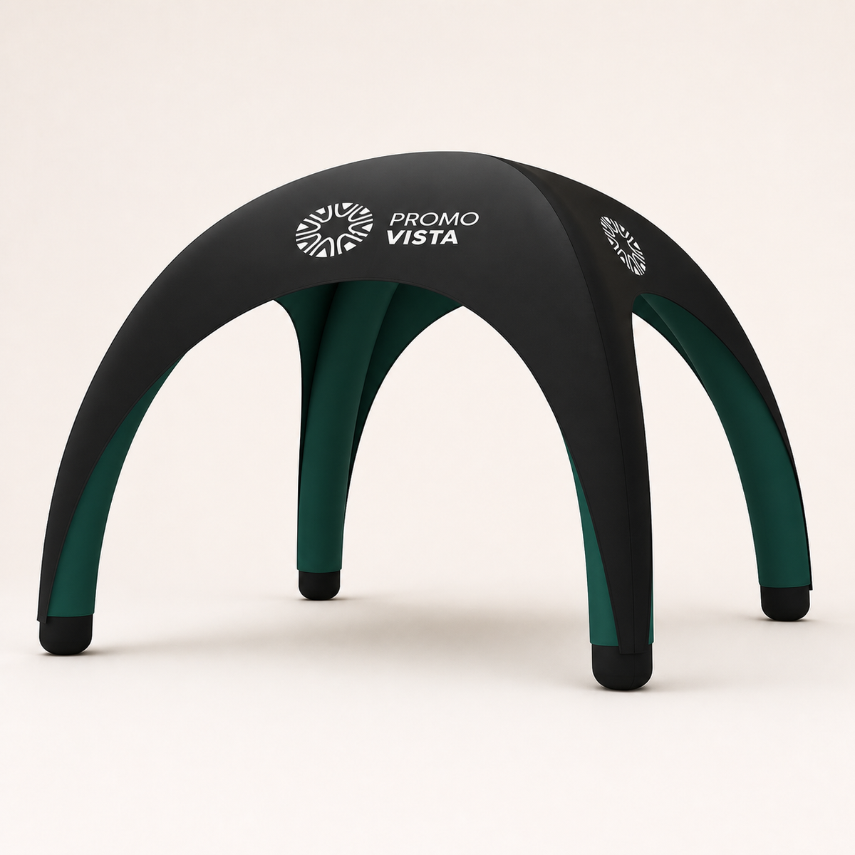Promo Vista custom inflatable air tent with four open archways