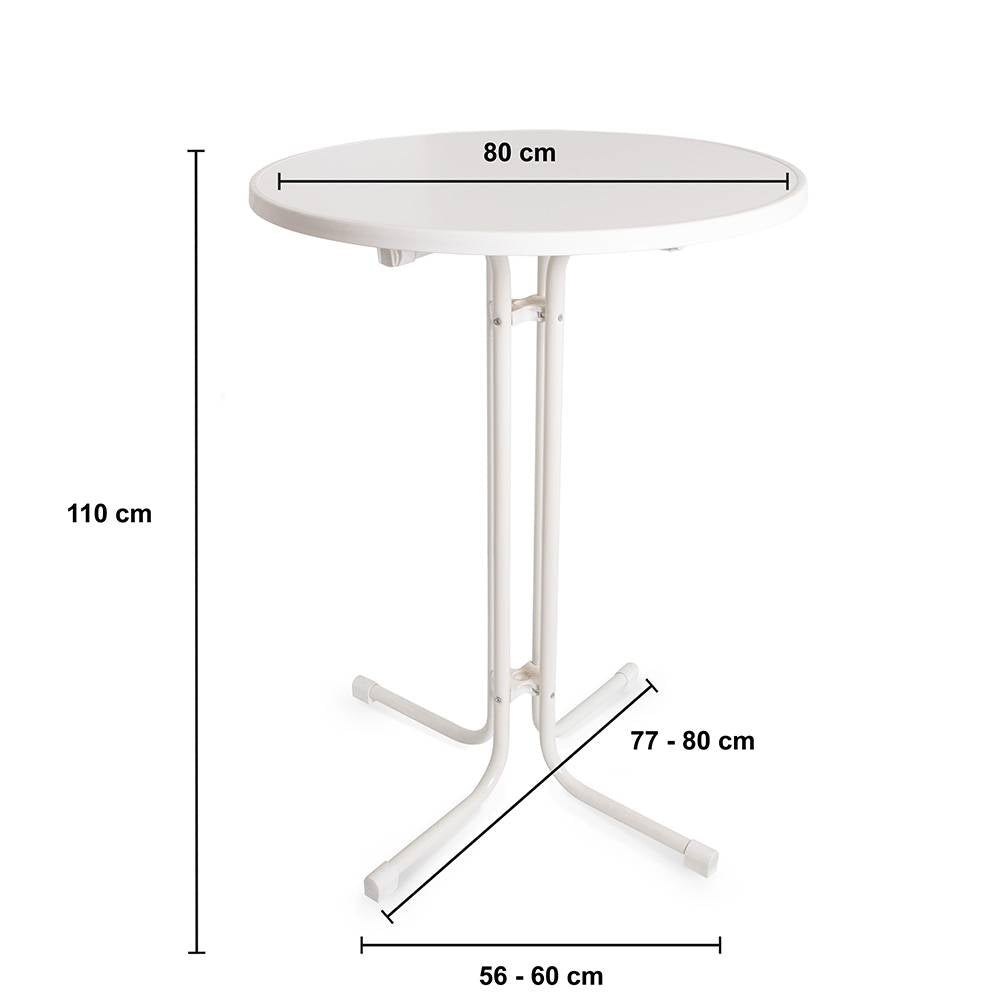 Custom Printed Stretch Cover for Round Standing Table – table dimensions
