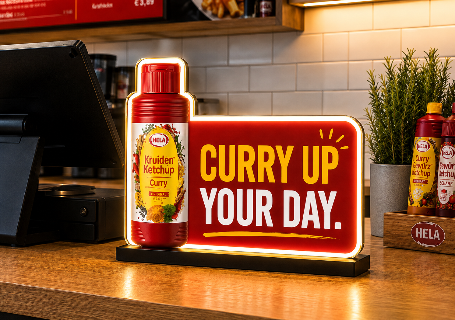 Hela Spice Small Table Neon Display 20*20cm