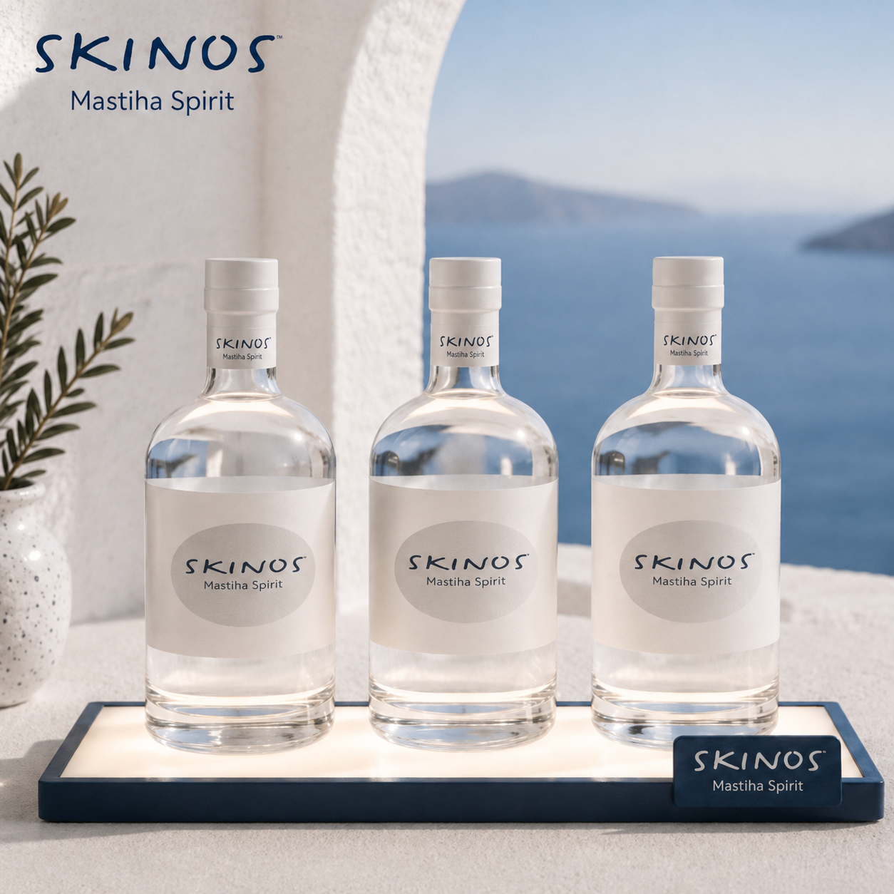 SKINOS LED Bottle Glorifier - 3 bottles