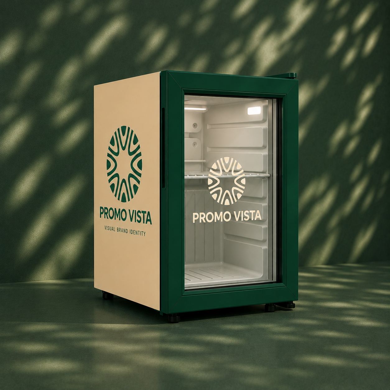 Promo Vista branded display fridge