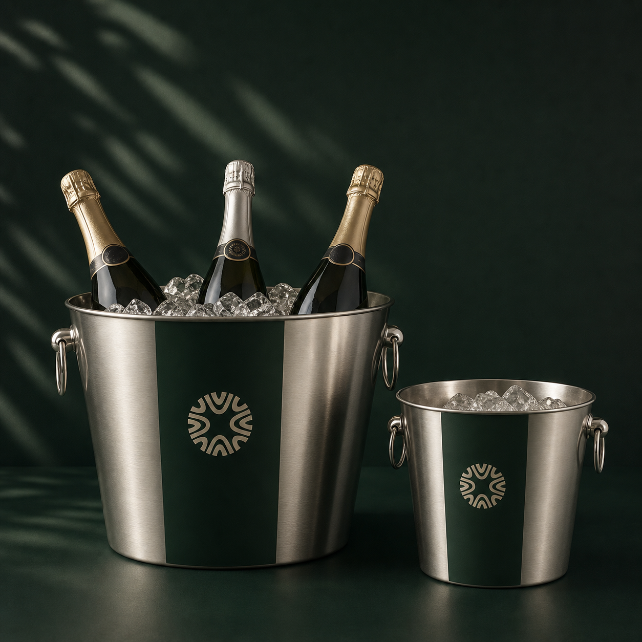 Promo Vista branded ice buckets and champagne coolers
