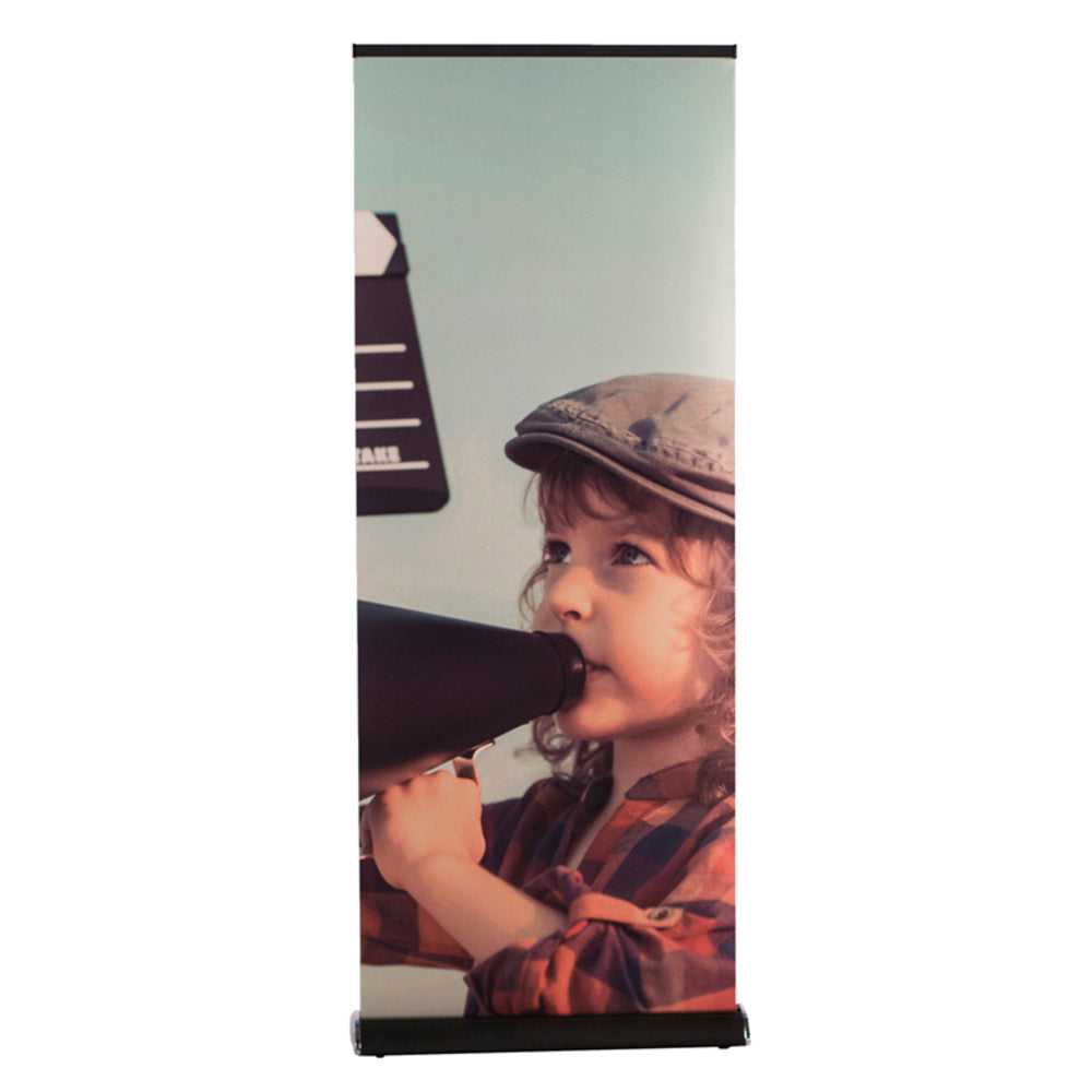 Custom Printed Roll-Banner Premium Black 100 x 160-220 cm — view 2