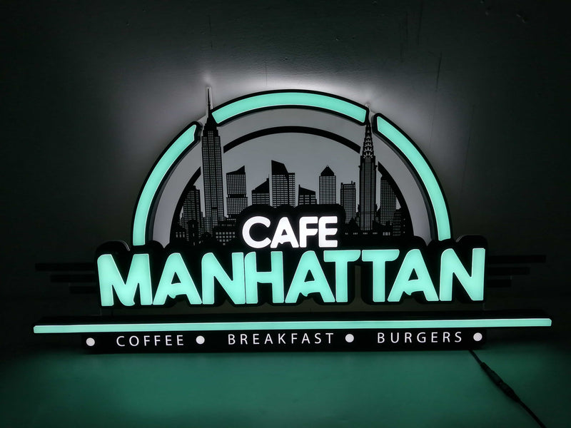 Custom LED neon sign example for brand activations - additional view