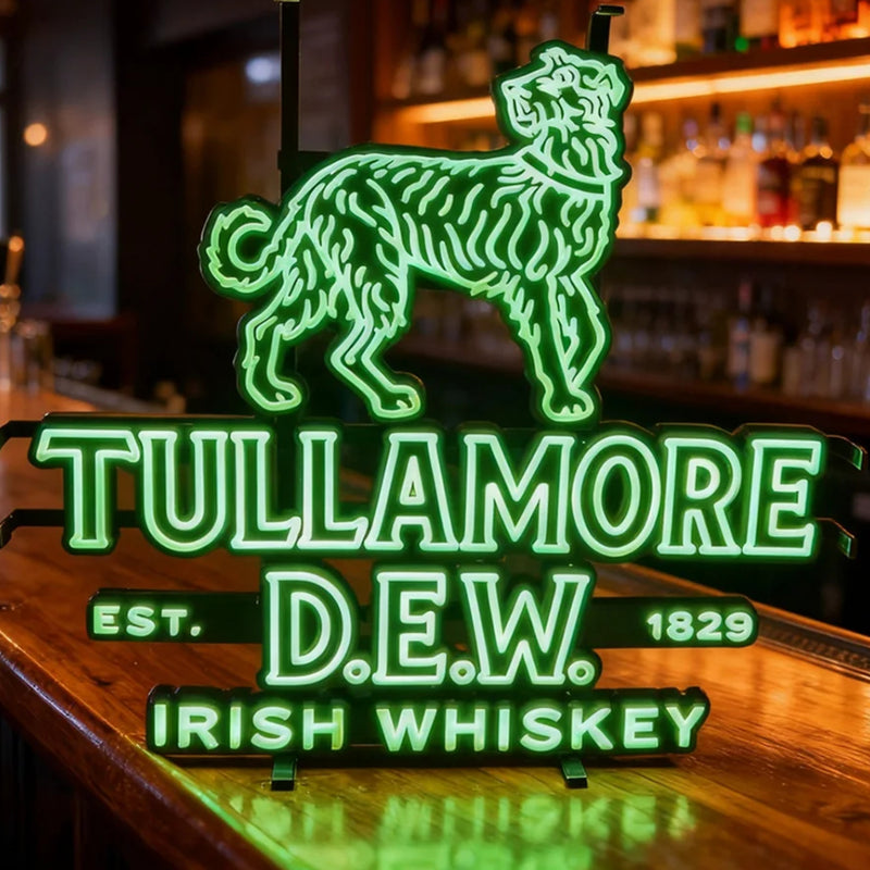 Eco LED neon sign for hospitality and beverage brand activation