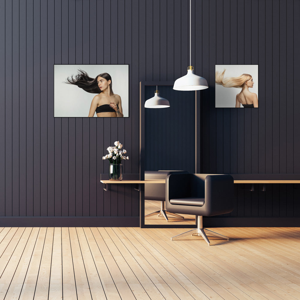 Custom Printed Fabric Frame Elegent Black A1 — view 5