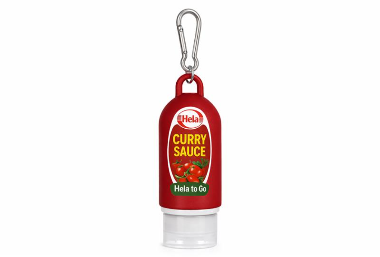 QUOTE: Hela Spice Silicone Bottle with Keychain 89ml Pick your own design