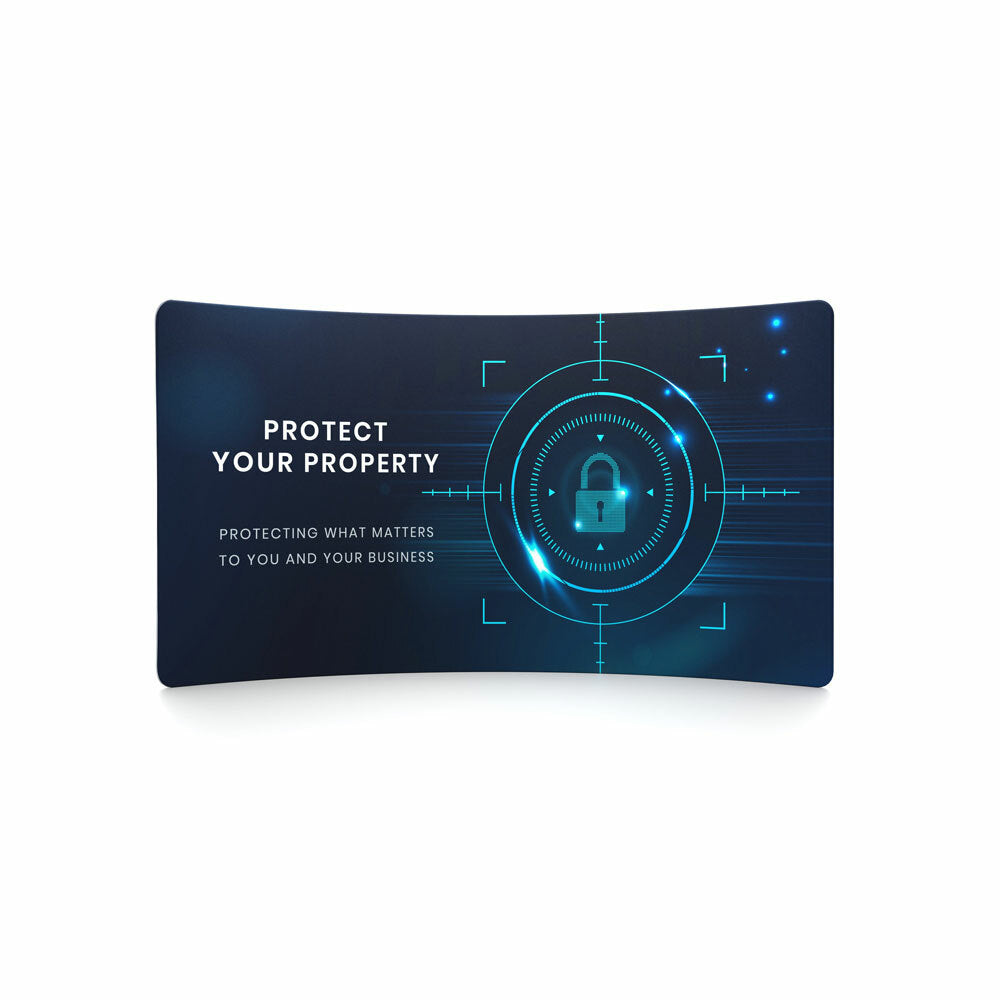 Custom Printed Zipper-Wall Curved 400x230cm — view 2