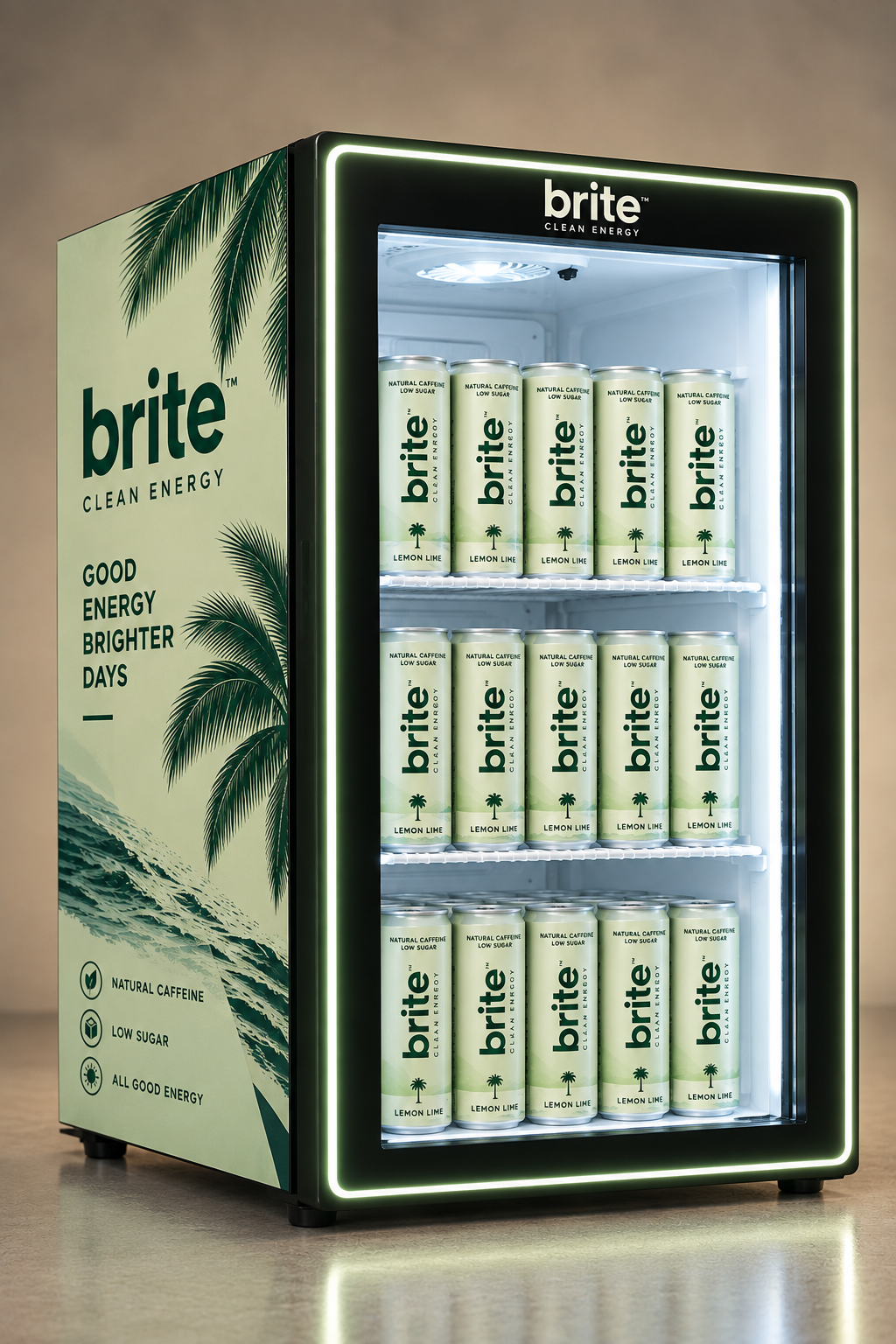 QUOTE: Brite Branded Countertop Display Cooler 100L — Square Door