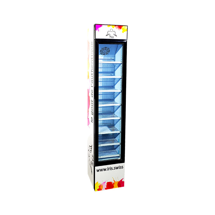 Branded livery example — 105L upright cooler (Meisda SC105B)