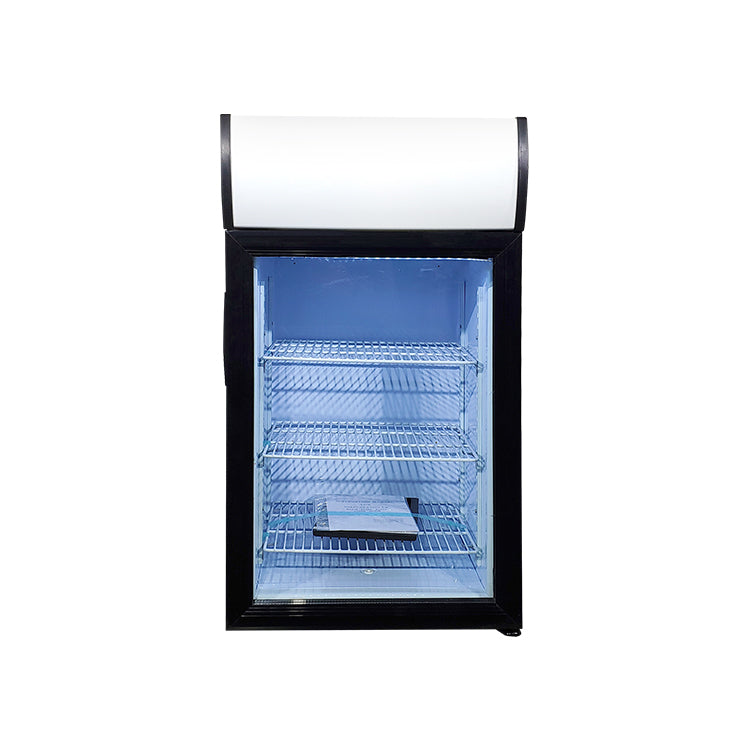 Branded Counter Top Cooler – Customizable Display Fridge (460x460x838 mm), Capacity 68L